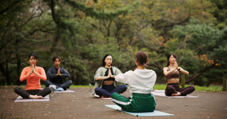 Yoga Session in the park